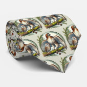 Cool tiled owl eagle pattern stropdas (Opgerold)
