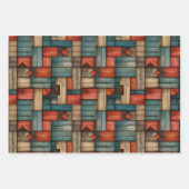 Cool tiled retro Western pattern  Inpakpapier Vel (Voorkant 3)