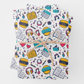 Cool tiled School pattern  Inpakpapier Vel (In situ)