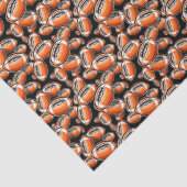 Cool Tiled Sports football Party Tissuepapier (Detail)