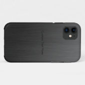 Cool Titanium Case-Mate iPhone Case (Achterkant (horizontaal))