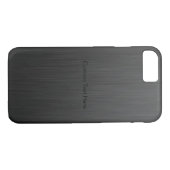 Cool Titanium Case-Mate iPhone Case (Achterkant (Horizontaal))