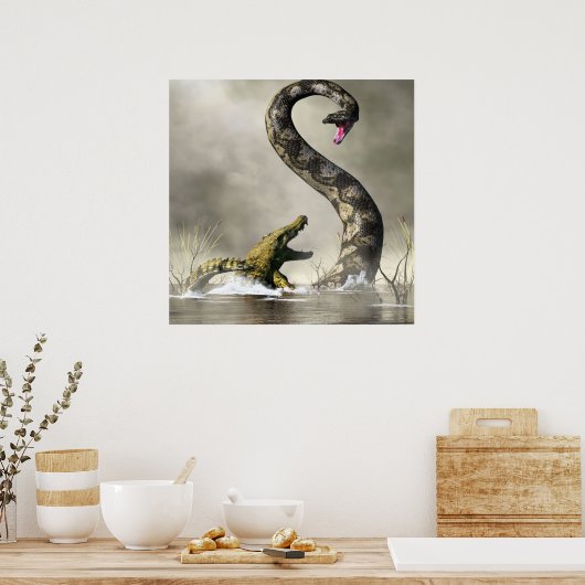 Cool Titanoboa Poster (Keuken)