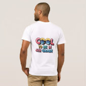 Cool to be in 4th Grade Sunglasses Back to School T-shirt (Achterkant volledig)