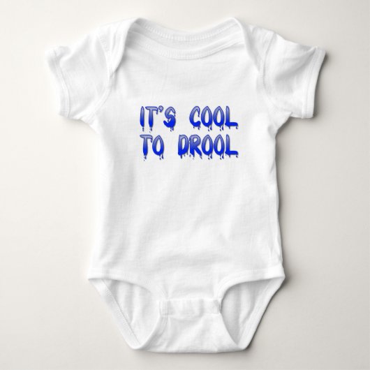 Cool To Drool Baby Baby Romper (Voorkant)