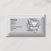 Cool Toegewijde Verpleegkundige visitekaartjes (Voorkant)