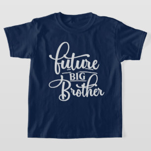 Cool toekomstige grote broer woordkunst t-shirt