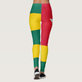 Cool Togo Flag Mode Leggings (Achterkant)