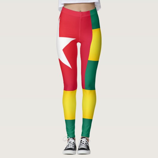 Cool Togo Flag Mode Leggings (Voorkant)