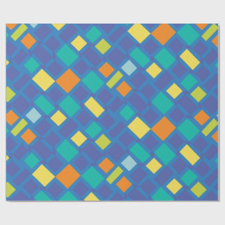 Cool Tone checkerboard Kid's   Cadeaupapier