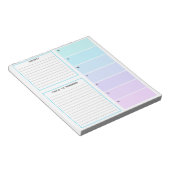 Cool Tones Weekly Planning Notitieblok (Schuin)