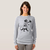 Cool Top Hat Cat  Art T-shirt (Voorkant volledig)