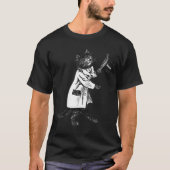 Cool Top Hat Cat  Art T-shirt (Voorkant)