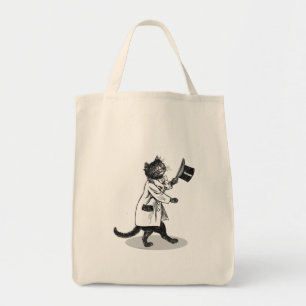 Cool Top Hat Cat Tote Bag