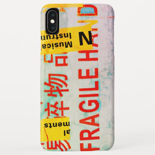 COOL Torn FRAGILE-markering met Chinese tekens Case-Mate iPhone Case (Achterkant)