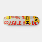 COOL Torn FRAGILE-markering met Chinese tekens Skateboard (Horizontaal)