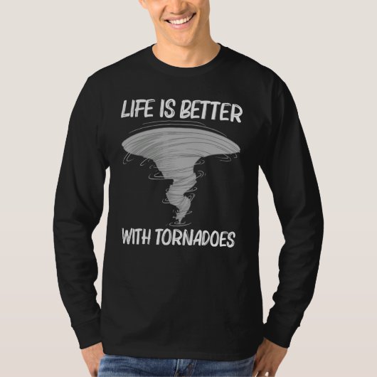 Cool Tornado Voor Mannen Vrouwen Storm Tornado T-shirt (Voorkant)
