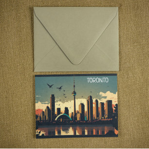 Cool Toronto Canada Skyline Briefkaart