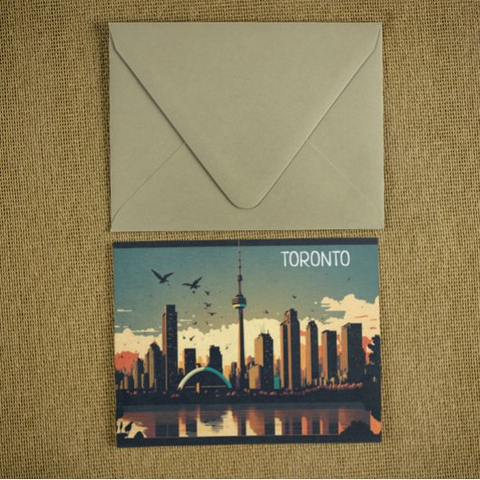 Cool Toronto Canada Skyline Briefkaart