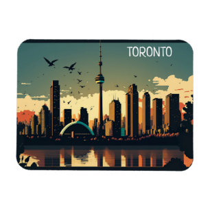 Cool Toronto Canada Skyline Magneet