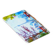 Cool Toronto Ontario Panorama Cityscape Waterverf Magneet (Rechterzijde)