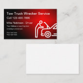 Cool Tow Truck Driver Visitekaartjes (Voorkant / Achterkant)