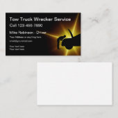 Cool Tow Truck Driver Visitekaartjes (Voorkant / Achterkant)