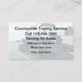 Cool Towing Service Automotive  Visitekaartje (Voorkant)
