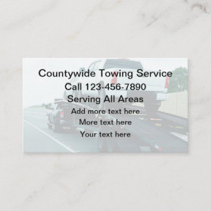 Cool Towing Service Automotive Visitekaartje