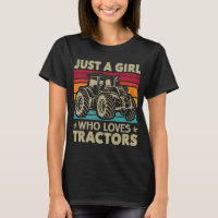 Cool Tractor Lover Gewoon Een Meisje Die Van Tract