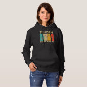 Cool Trading For Men Women Stock Traders Day Trade Hoodie (Voorkant volledig)