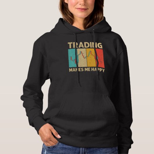 Cool Trading For Men Women Stock Traders Day Trade Hoodie (Voorkant)