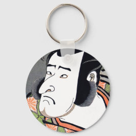 Cool Traditional Oriental Japanse Samurai tattoo Sleutelhanger