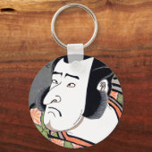 Cool Traditional Oriental Japanse Samurai tattoo Sleutelhanger (Voorkant)
