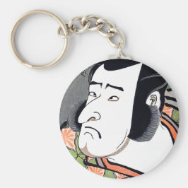 Cool Traditional Oriental Japanse Samurai tattoo Sleutelhanger