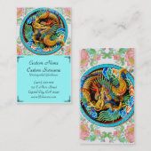 Cool Traditionele japanese orientale drakenhoutkun Visitekaartje (Voorkant / Achterkant)