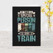 Cool Train Driver Kaart (Gele Bloem)