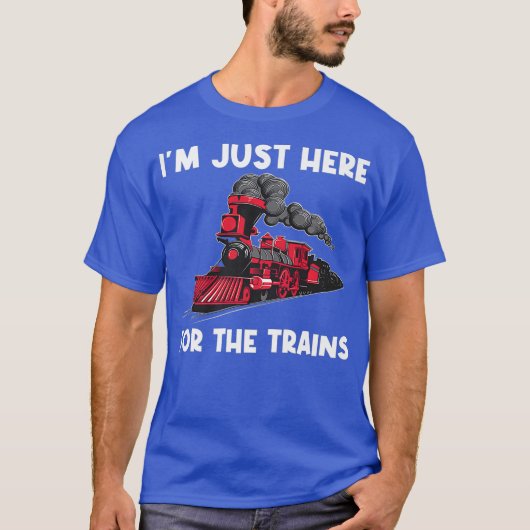 Cool Train Gift for Men Women Railroad Public T-shirt (Voorkant)