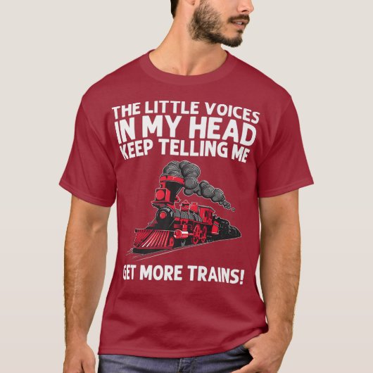 Cool Train Gift for Men Women Railroad Public T-shirt (Voorkant)
