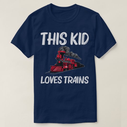 Cool Train S boys rail Public Transportation T-shirt (Design voorkant)