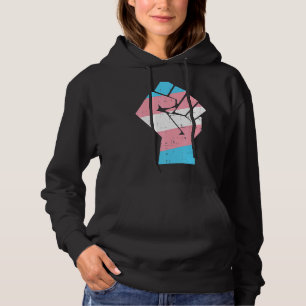 Cool Transgender Fist Pride Rechten LGBT Transexua Hoodie