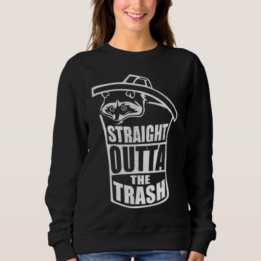 Cool Trash Panda Gift Grappig meteen uit de tram Trui (Voorkant)