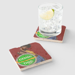 COOL! Travertijn Stone Onderzetters - Custom