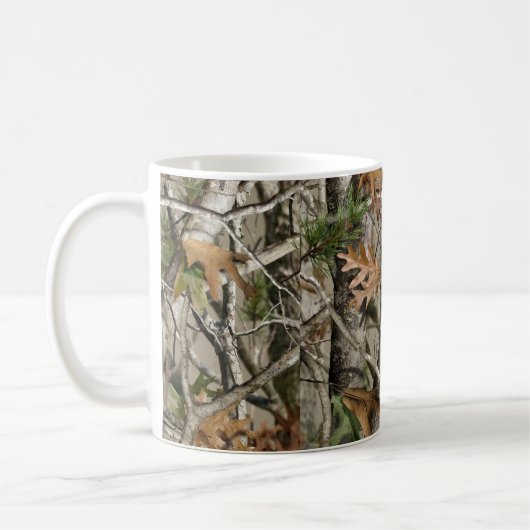 Cool Tree Camo Real Camouflage Coffee Mok (Links)