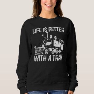 Cool trein voor mannen vrouwen trein locomotief sp trui