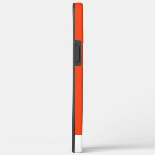 Cool Trendy Abstract Sinaasappel en zwart Case-Mate iPhone Case (Achterkant / Rechts)