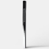 Cool Trendy Abstract Sinaasappel en zwart Case-Mate iPhone Case (Achterkant / Links)