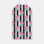 Cool Trendy Black en Wite Cadeaulabel (Achterkant)