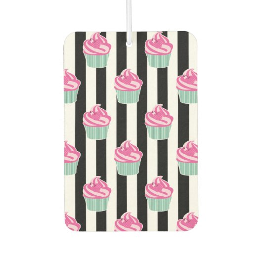 Cool Trendy Black en Wite Luchtverfrisser (Voorkant)