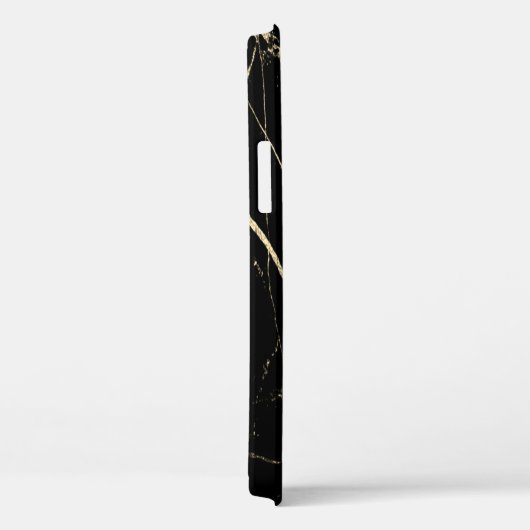 Cool Trendy Black Marble Case-Mate iPhone Case (Achterkant / Rechts)